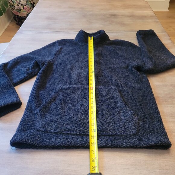 Telluride Men’s Navy Quarter Zip Fleece Pullover Sweater Size Medium - Picture 6 of 7